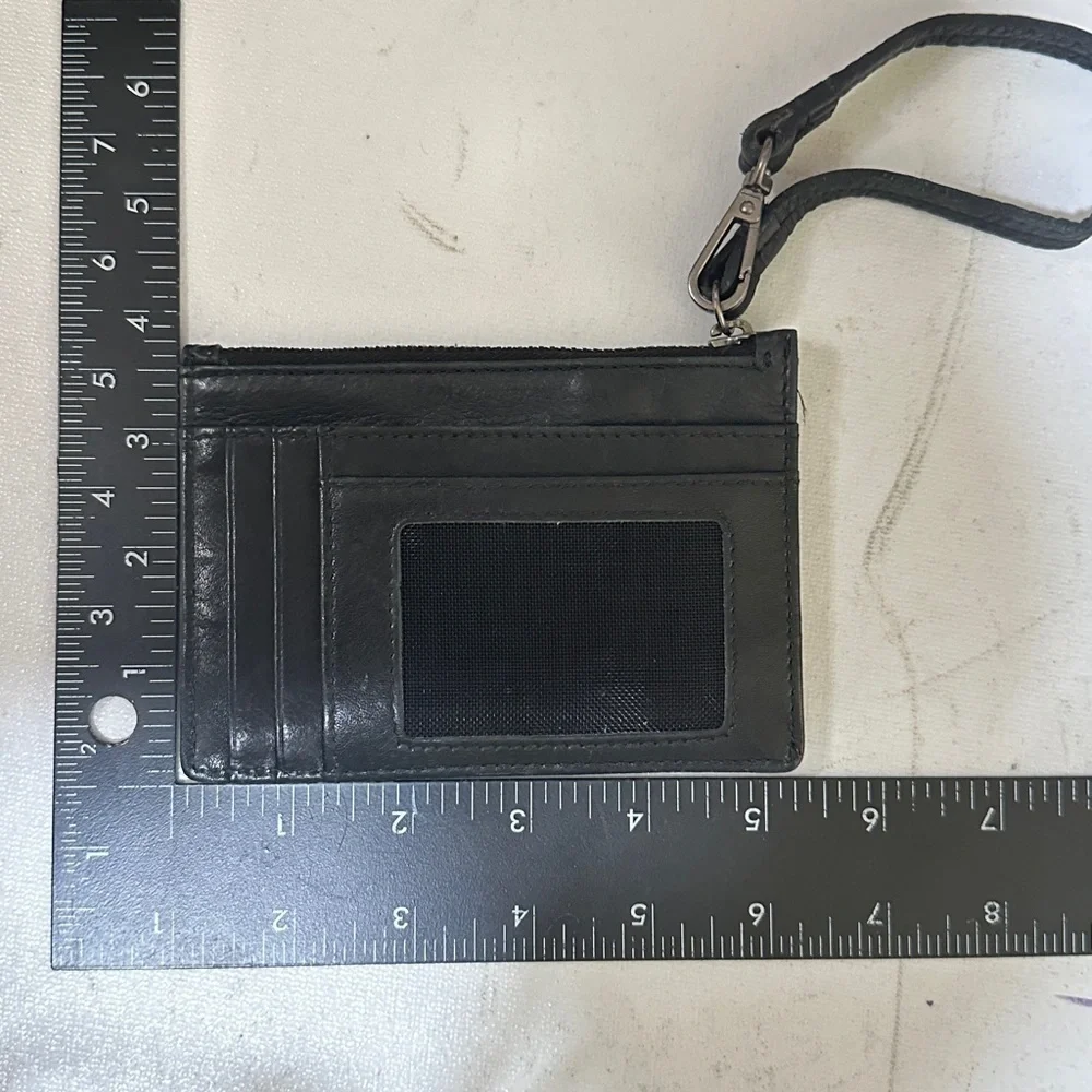 Black Leather Card Holder Wallet Made in India Clutch